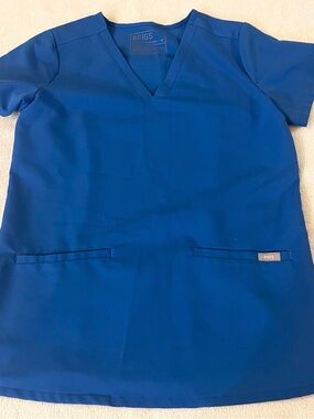 FIGS Casma Scrub Top Royal Blue
